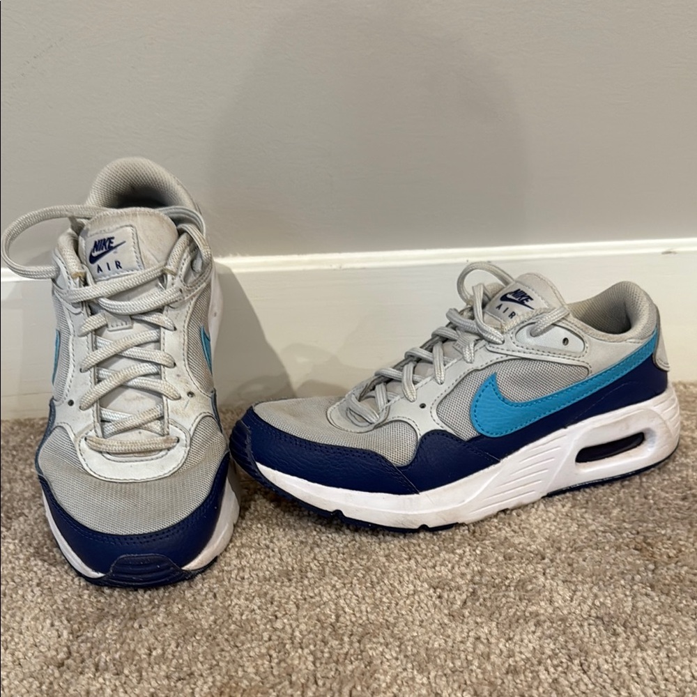 Nike Air Sneakers with Blue Accents